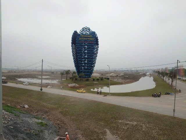 Mặt bằng san lấp Ocean Park 2 do Soltech tham gia thi công